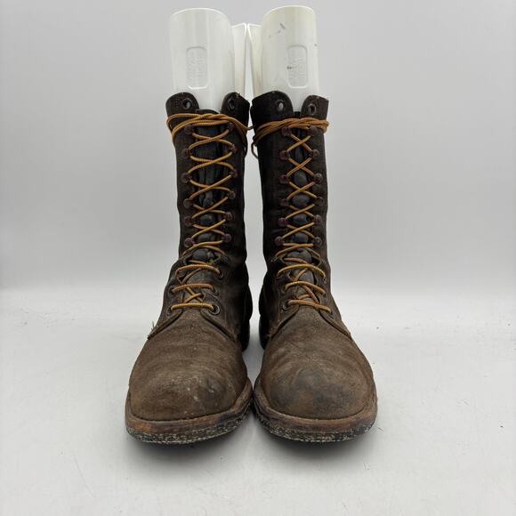 Vintage 1957 Army Contract Military Roughout Boots 11EE Panco Combat Vietnam main image 10